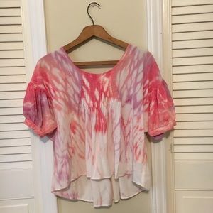 Hand dyed boho top